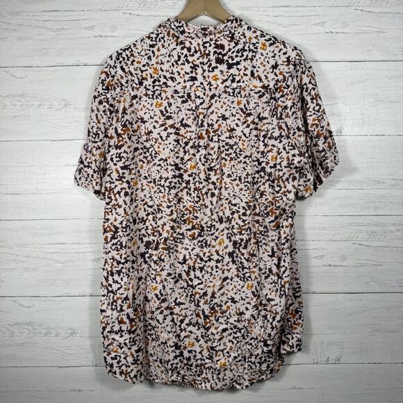 Breakout Mens Casual Button Down Shirt Size XLarge Cotton Colorful Hipster - Picture 4 of 5